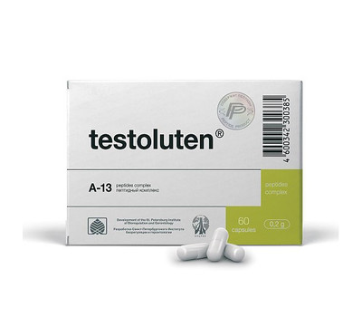 Тестолутен (пептиды яичек) 60 капсул